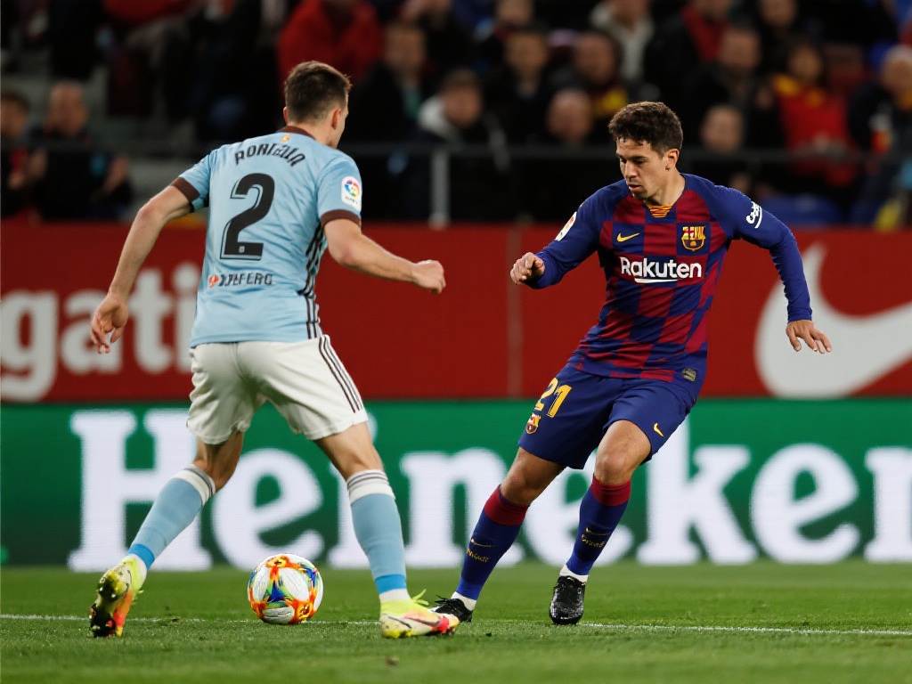 西甲争冠：拉菲尼亚救主 巴萨逆转副班长扩大领先